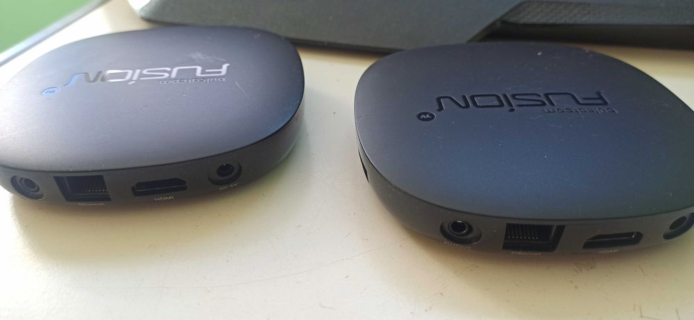 2 бр.  iptv tv box Bulsatcom fusion от заоблените