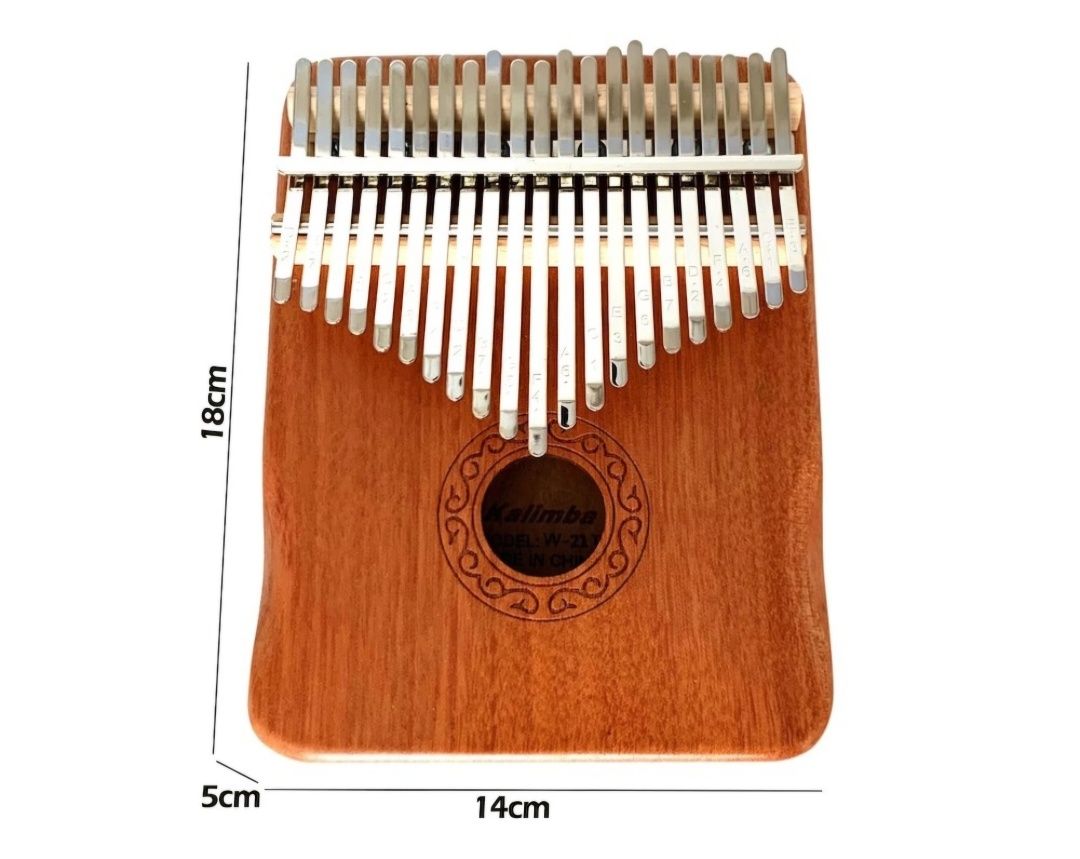 Kalimba 21 note noua set cu ciocanel