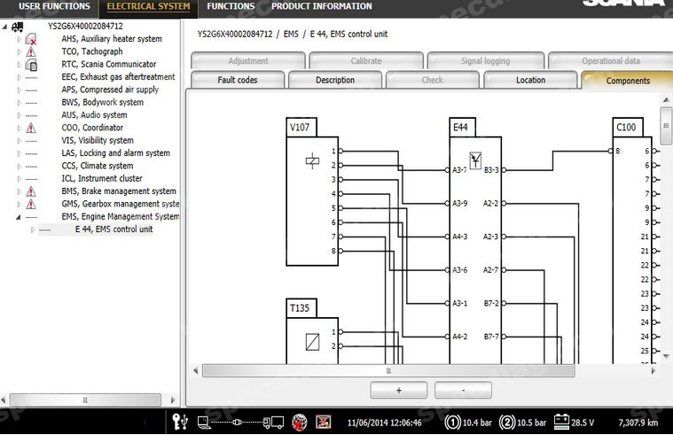 Diagnoza profesionala Scania VCI3 2024+ Laptop Panasonic CF Militar i5