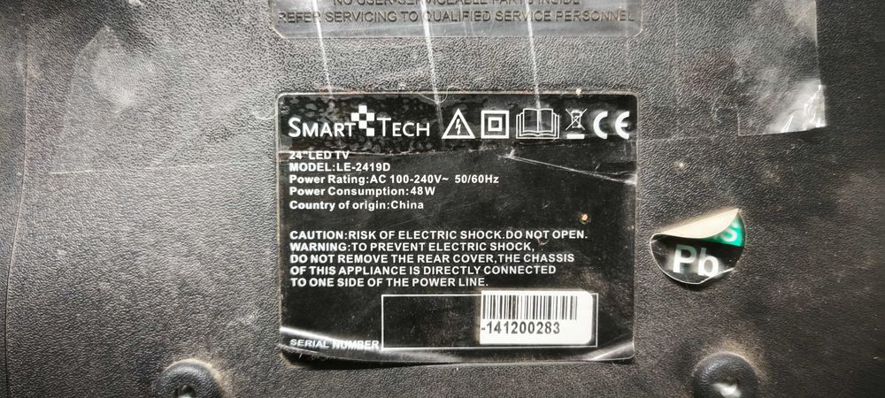 Dezmembrez TV JTC SmartTech - placa de baza, Backlight, sursa, speaker