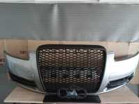 Pachet Bara Grila radiator fata Audi A6 C6 Gri Argintiu Negru 04-08