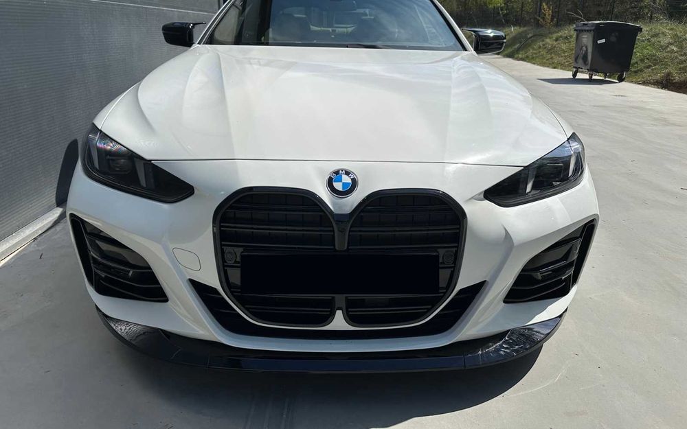 Grila Dubla Grile Nari Duble M BMW Seria 4 G22 G23, Negru Lucios