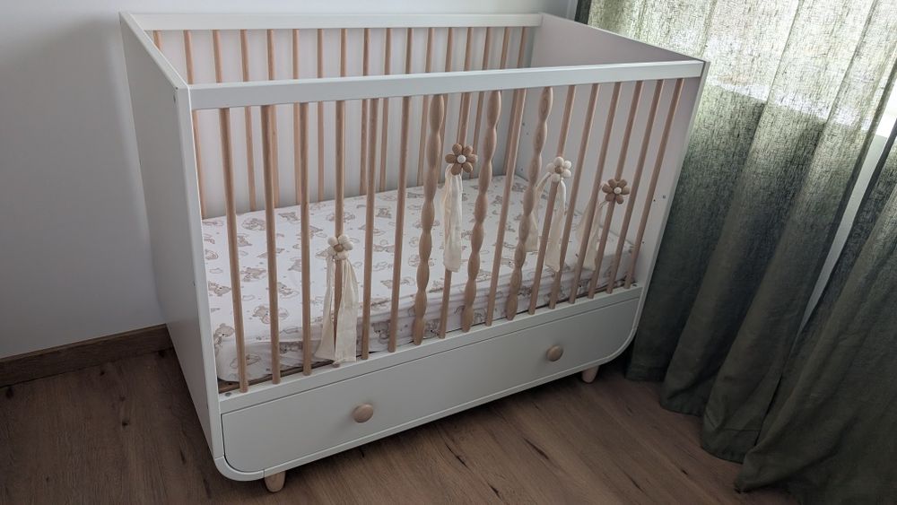 Pătuț Ikea Myllra, nefolosit