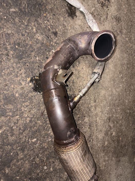 Downpipe+midpipe Milltek S3 8V/Golf 7R 76mm (MQB 4x4