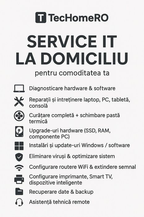 Reparații PC/ Laptop / Console