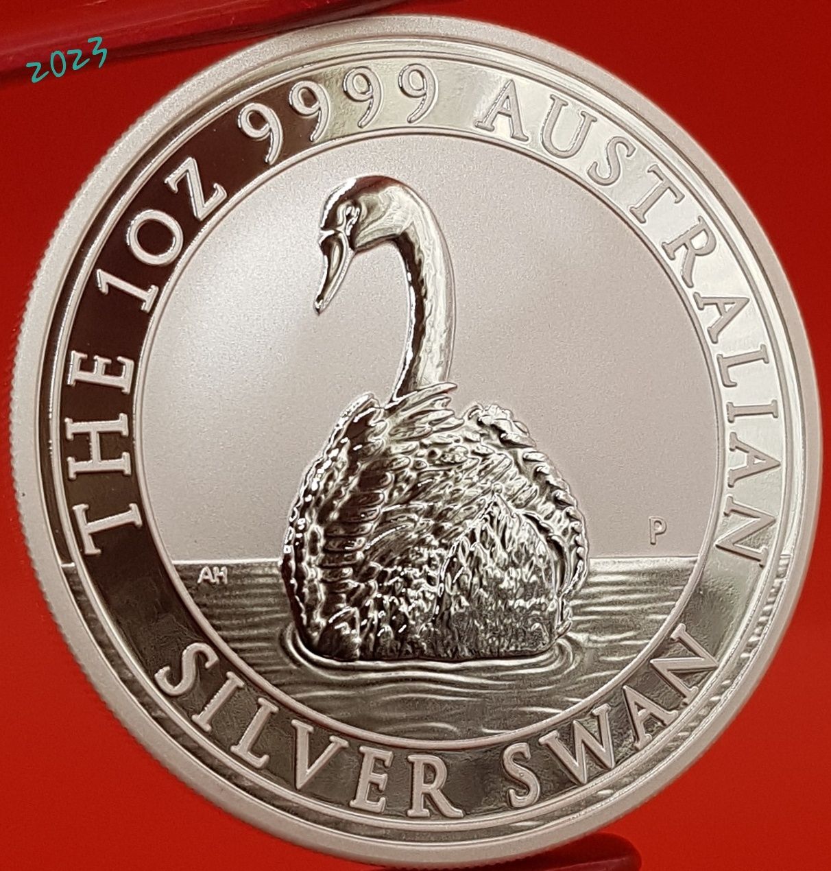 Silver Swan Lebada de Argint Emu TOATA monede lingou 999 pur