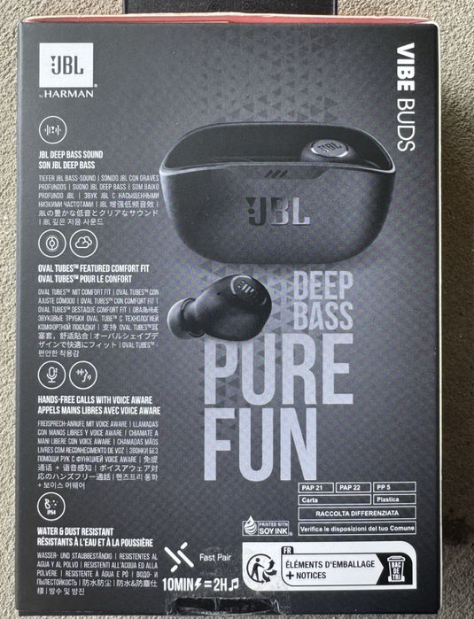 Vând căști JBL Vibe Buds Bluetooth NOI