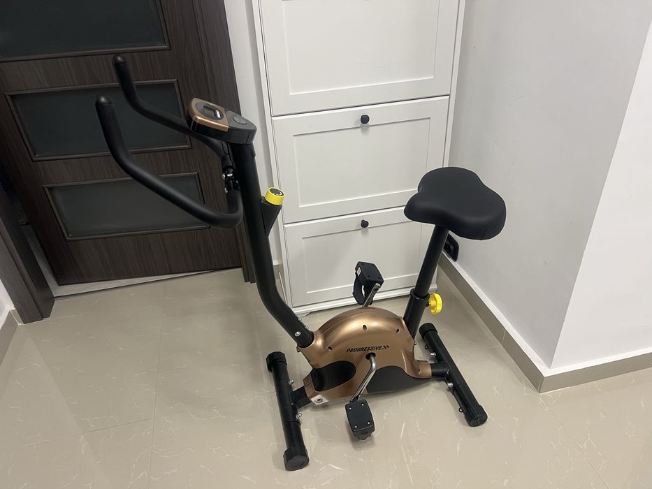 Bicicleta fitness mecanica cu corzi PROGRESSIVE BM1000- Cupru