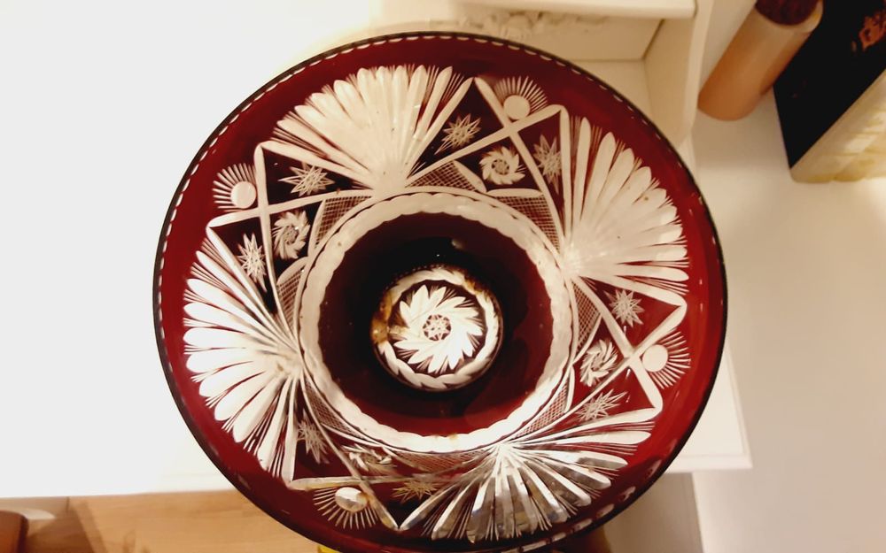 Bol de cristal Ruby Red