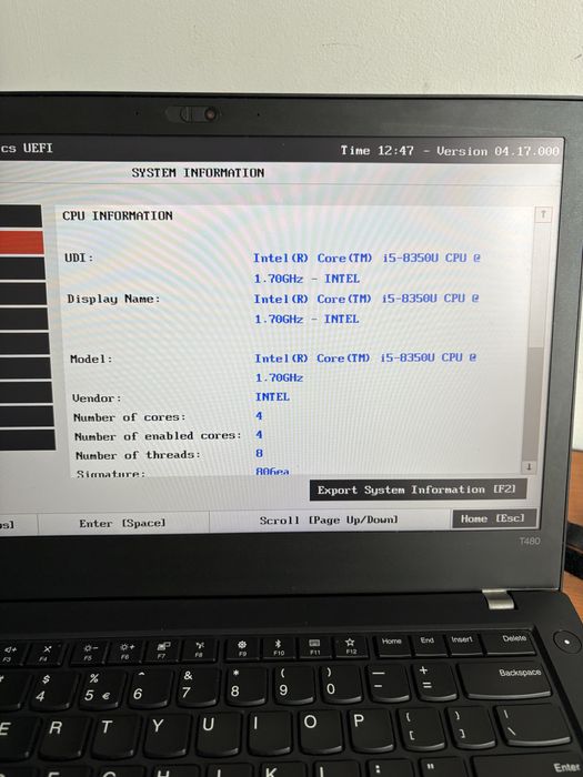 Laptop Lenovo Thinkpad