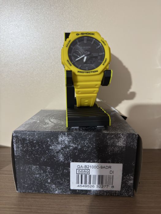 CEAS CASIO G-SHOCK GALBEN GA-B2100 model deose, stare foarte buna, nou