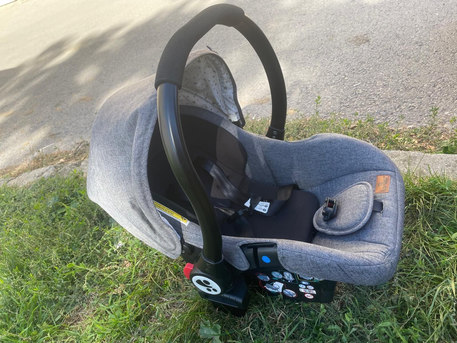 Бебешка количка Lorelli Crysta 3in1 Grey