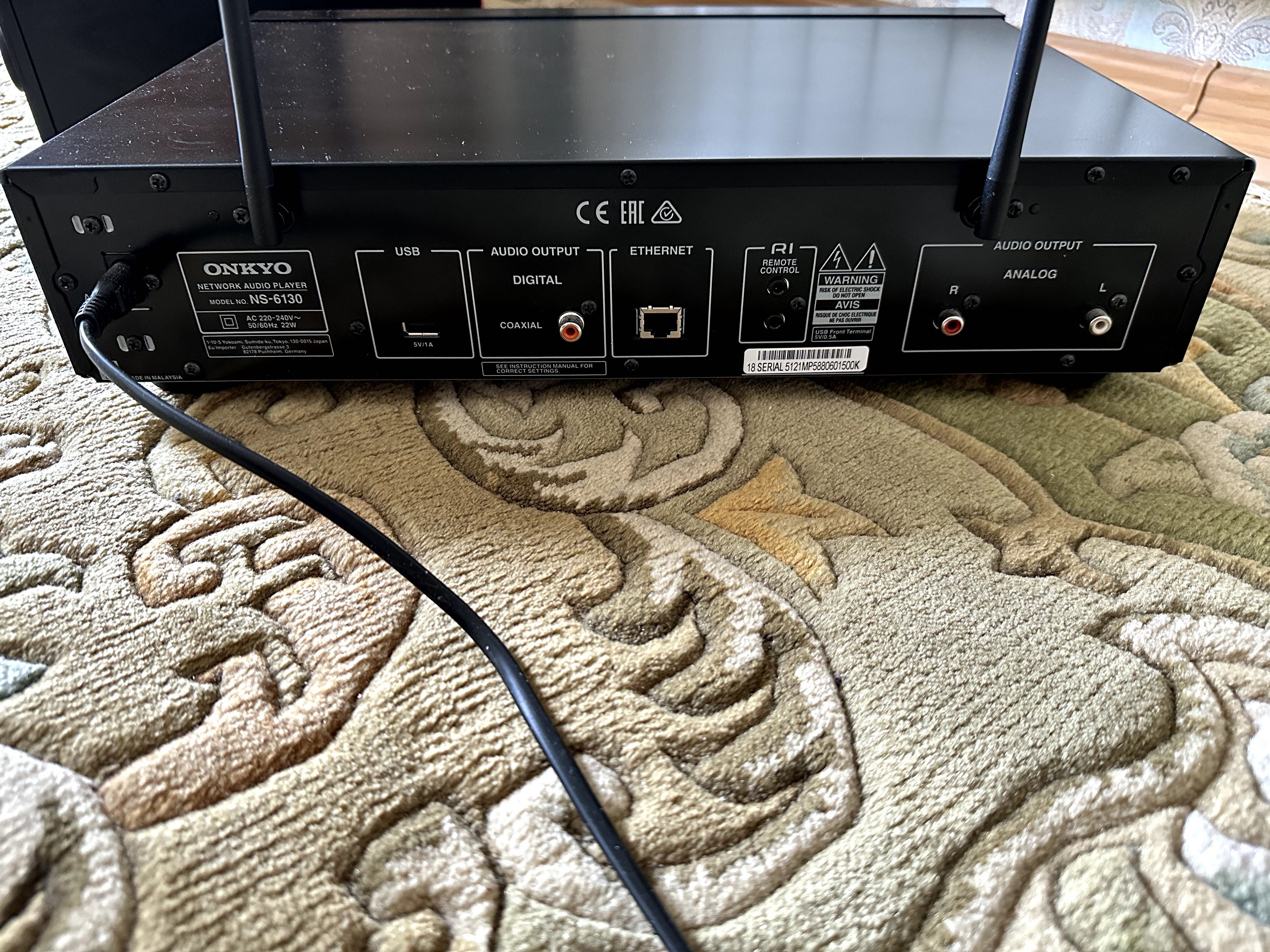 Сетевой Аудио Плеер (Network Audio Player) ONKYO NS-6130 Black