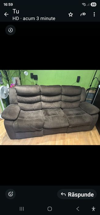 Canapea cu fotolii recliner