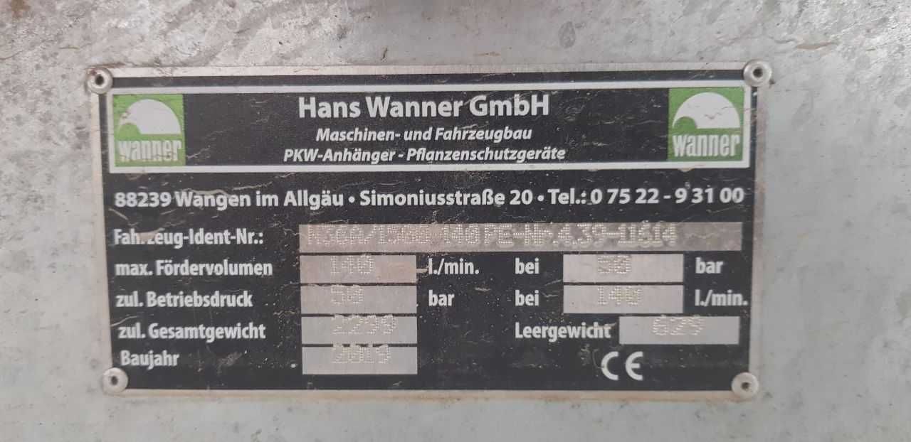 CLAAS NEXOS 230F + Распылитель удобрений Wanner N1500
