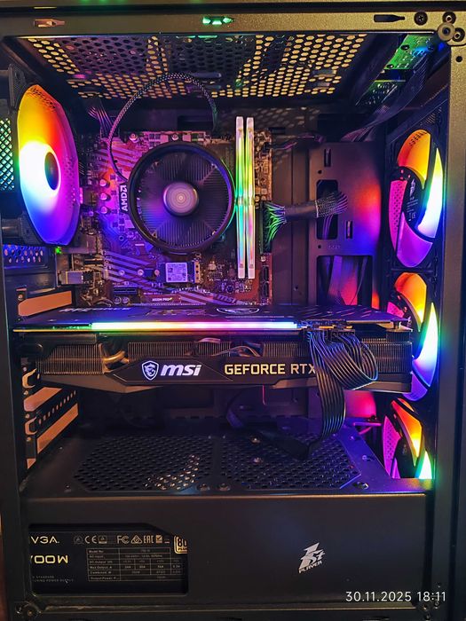 Геймърски Ryzen 5 5600G, RTX 3070Ti 8GB, RAM 16GB DDR4 3000,SSD 512GB