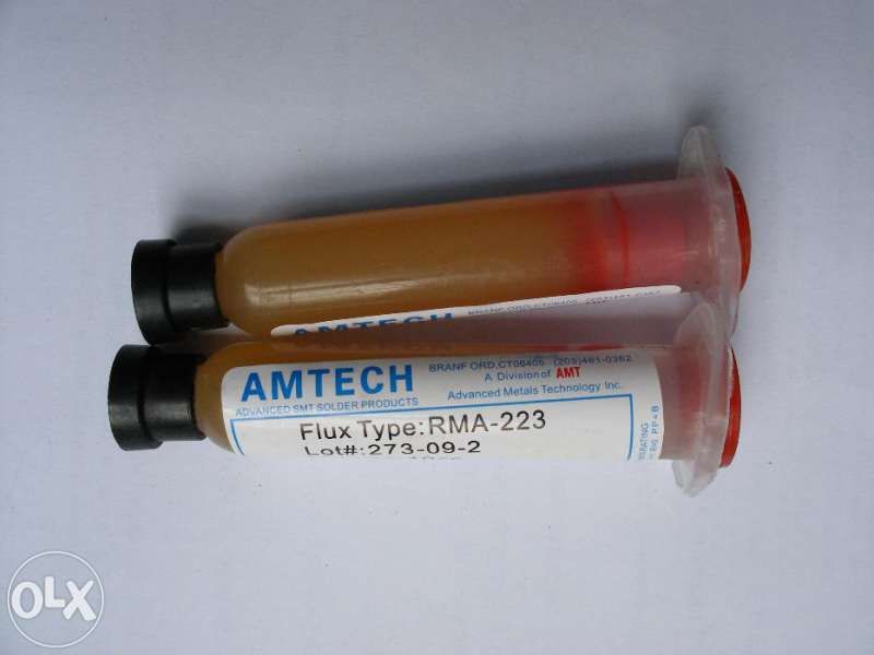 AMTECH RMA-223 Паста за запояване ребол на BGA SMD чипове флюс flux