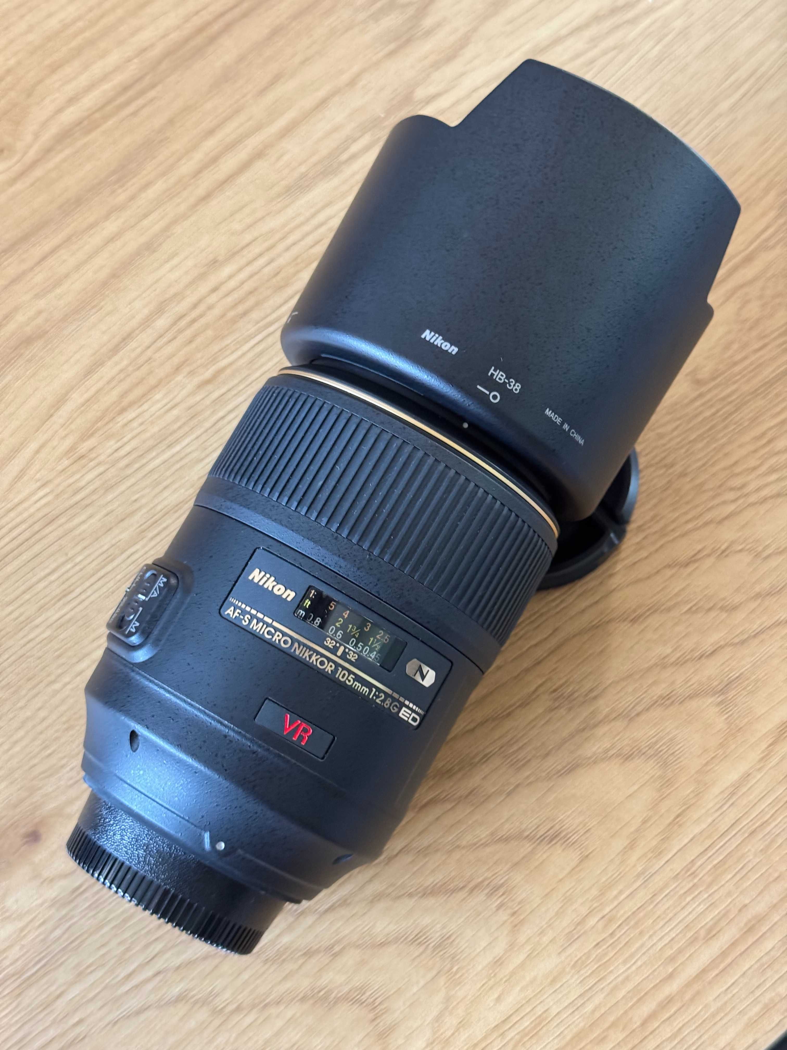 Обектив Nikon AF-S VR Micro-Nikkor 105mm f/2.8G IF-ED