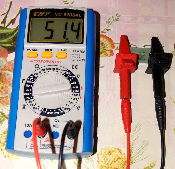 Мультиметр, тестер CHY VC-9205AL (сост. отличное)