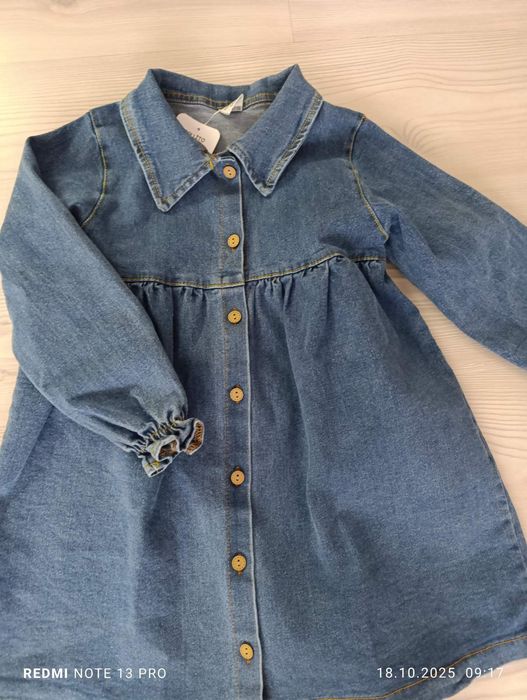 Дънкова рокля 7-8 години