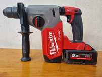 Rotopercutor milwaukee fhx cu baterie 5,5 amperi