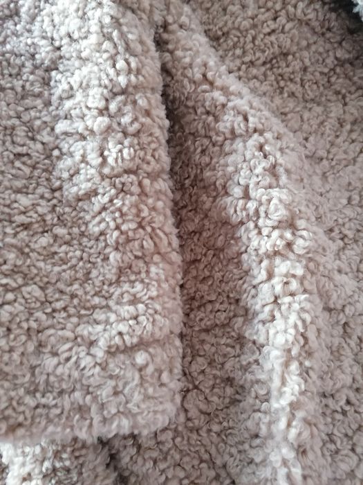 Дълго палто от изкуствен каракул