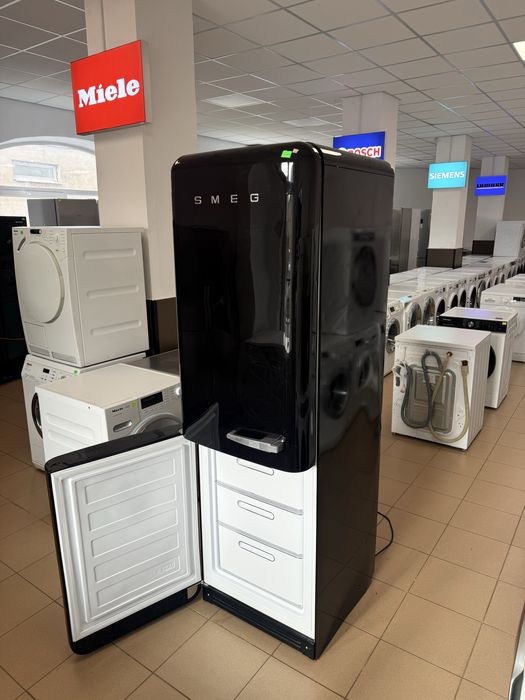 SMEG FAB32 negru – combină frigorifică retro PREMIUM Made in Italy