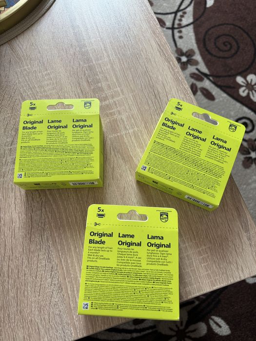 Philips OneBlade 3 комплекта 5 ножчета за бръснене.