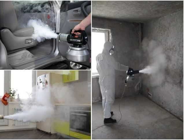 Обработка квартиры сухим туманом в Костанае.