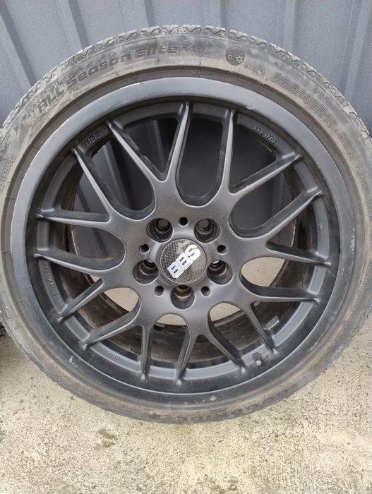 Jante r18 5x112 BBS cu anvelope allseason foarte bune