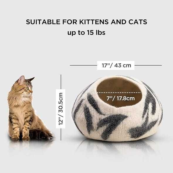 Peșteră pentru pisici din lână Woolygon