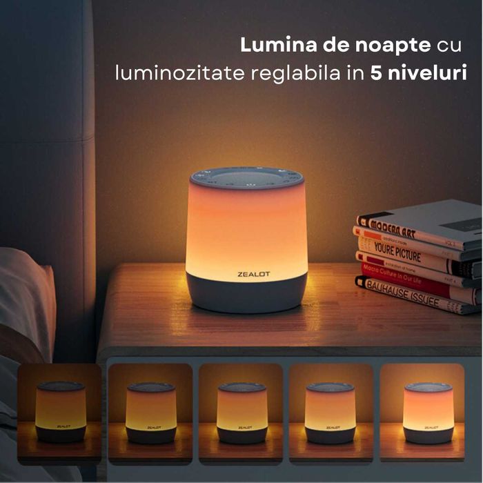 Dispozitiv Sunete Albe, pentru copii/adulti,Difuzor portabil Bluetooth