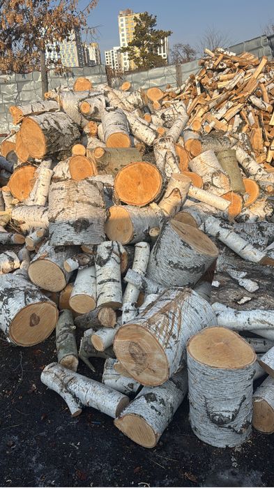 Дрова береза осина для бани ростопки