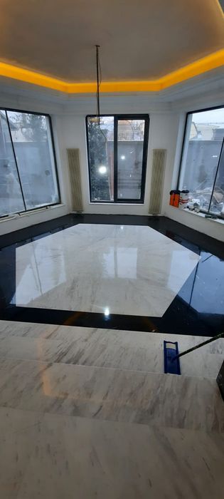 Slefuim si lustruim marmura ,travertin granit si turnat mozaic