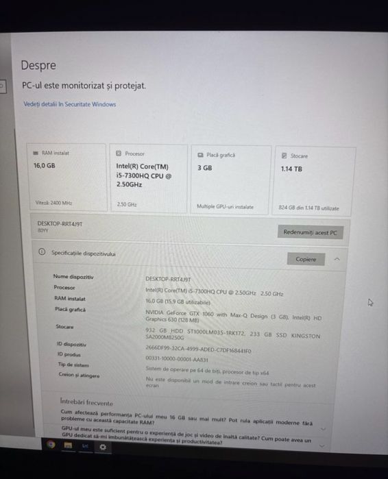 Laptop lenovo Y520 Legion