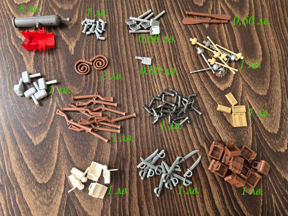 НОВИ LEGO минифигурки рицар пират сокол вълк форестмен