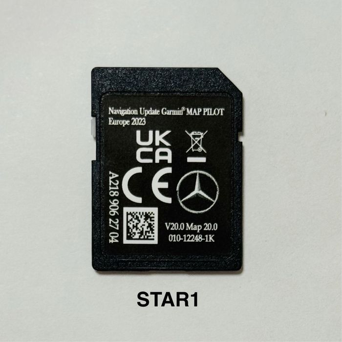 Mercedes Garmin® MAP PILOT NTG5 Navi SD Card V20 Europa 2023/25
