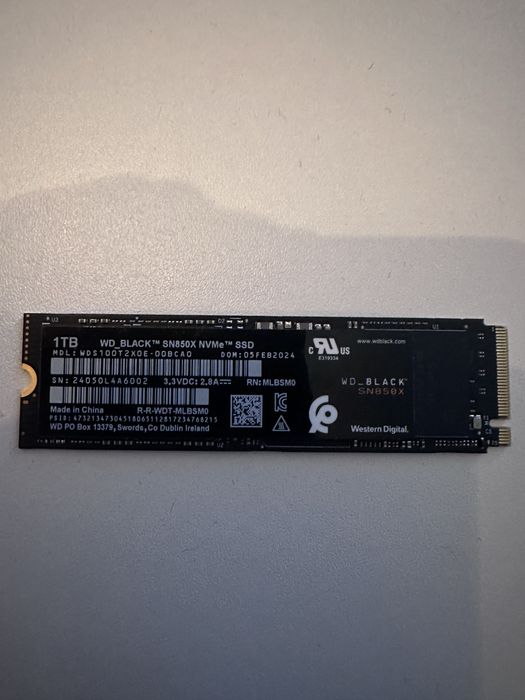 Western digital black sn850x 1 tb