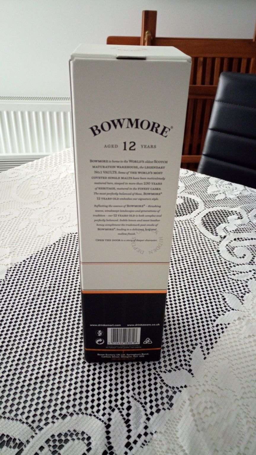 Кутия от уиски Bowmore!