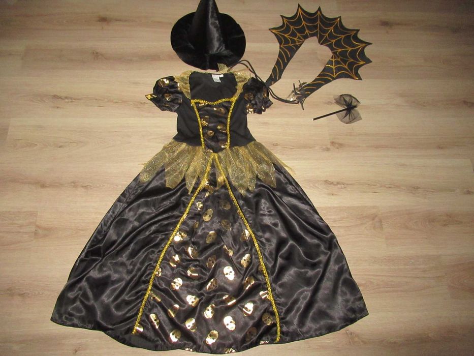 страхотна РОКЛЯ за ХЕЛОУИН с аксесоари--140 номер
