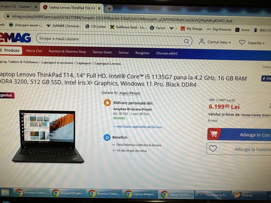 Lenovo ThinkPad T14 Gen 2 nou