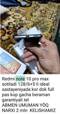 Redmi not 10 pro max sotiladi