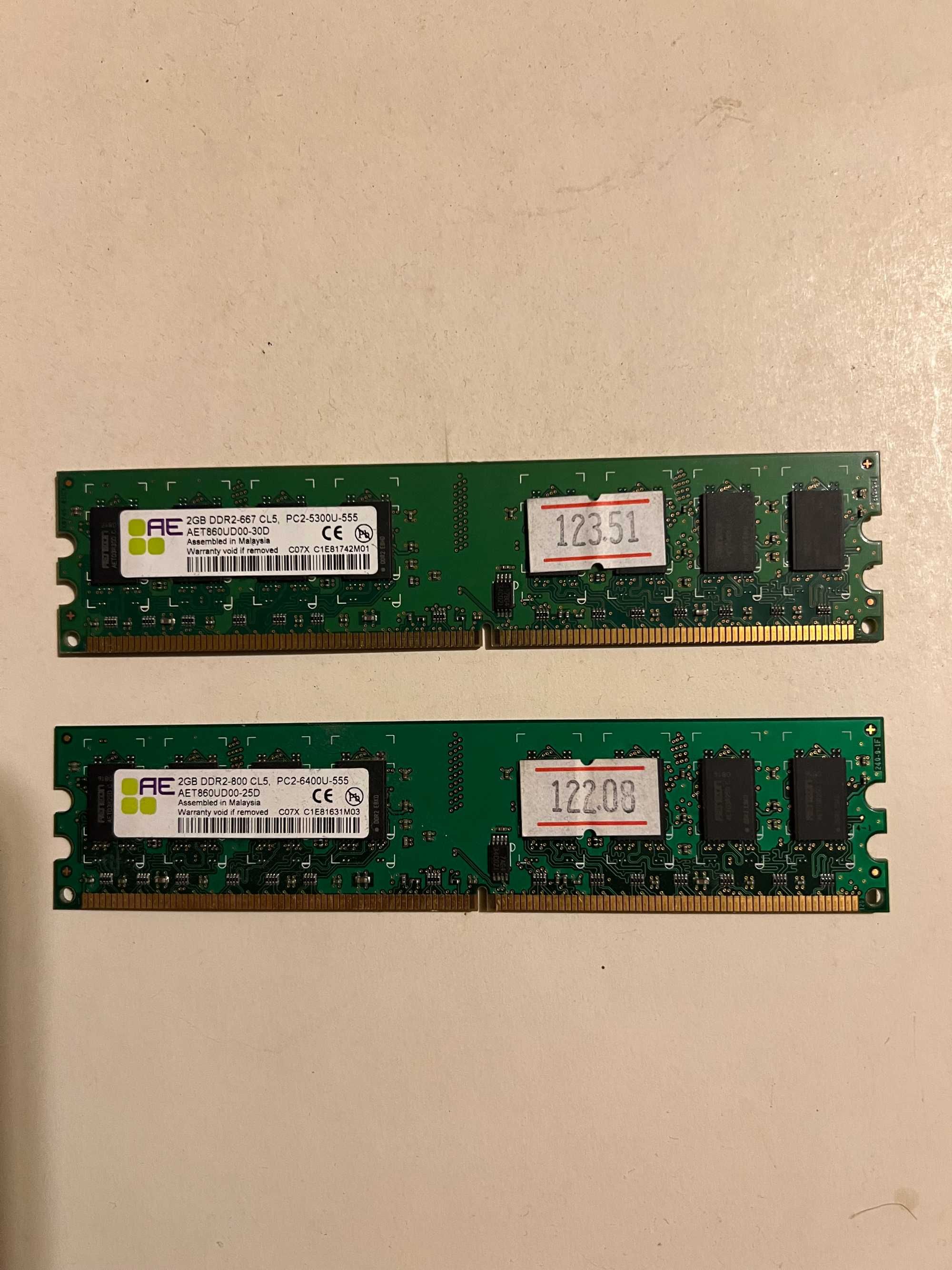 2 GB DDR2-800 CL5