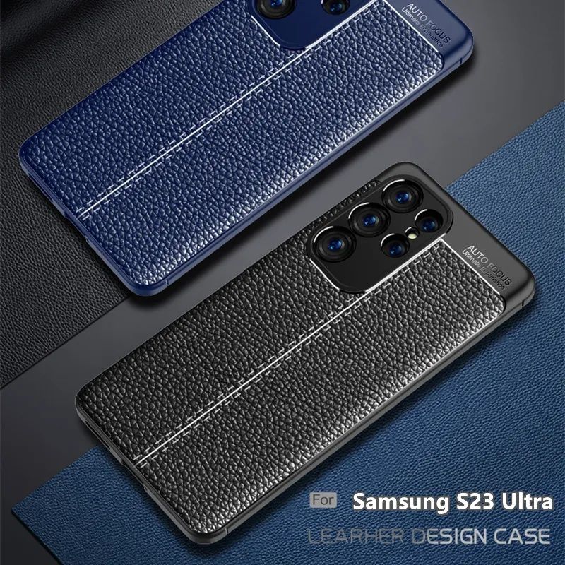 Samsung Galaxy S25 S24 S23 /Ultra/Plus/FE/ Лукс кейс гръб кожена шарка