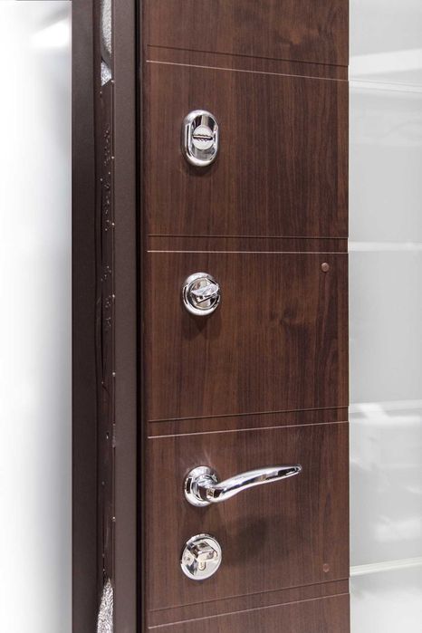 Usa metalica apartament - modern decor