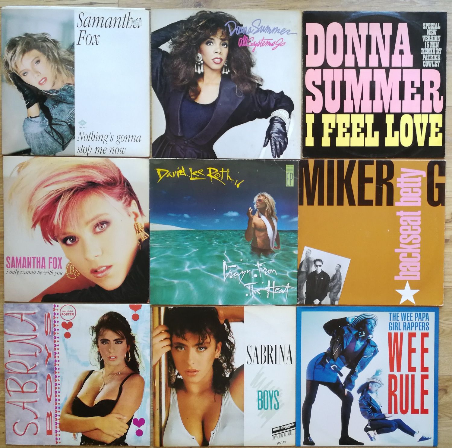 Vinil KLF Donna Summer Samantha Fox Sabrina Prince Madonna Tina Turner