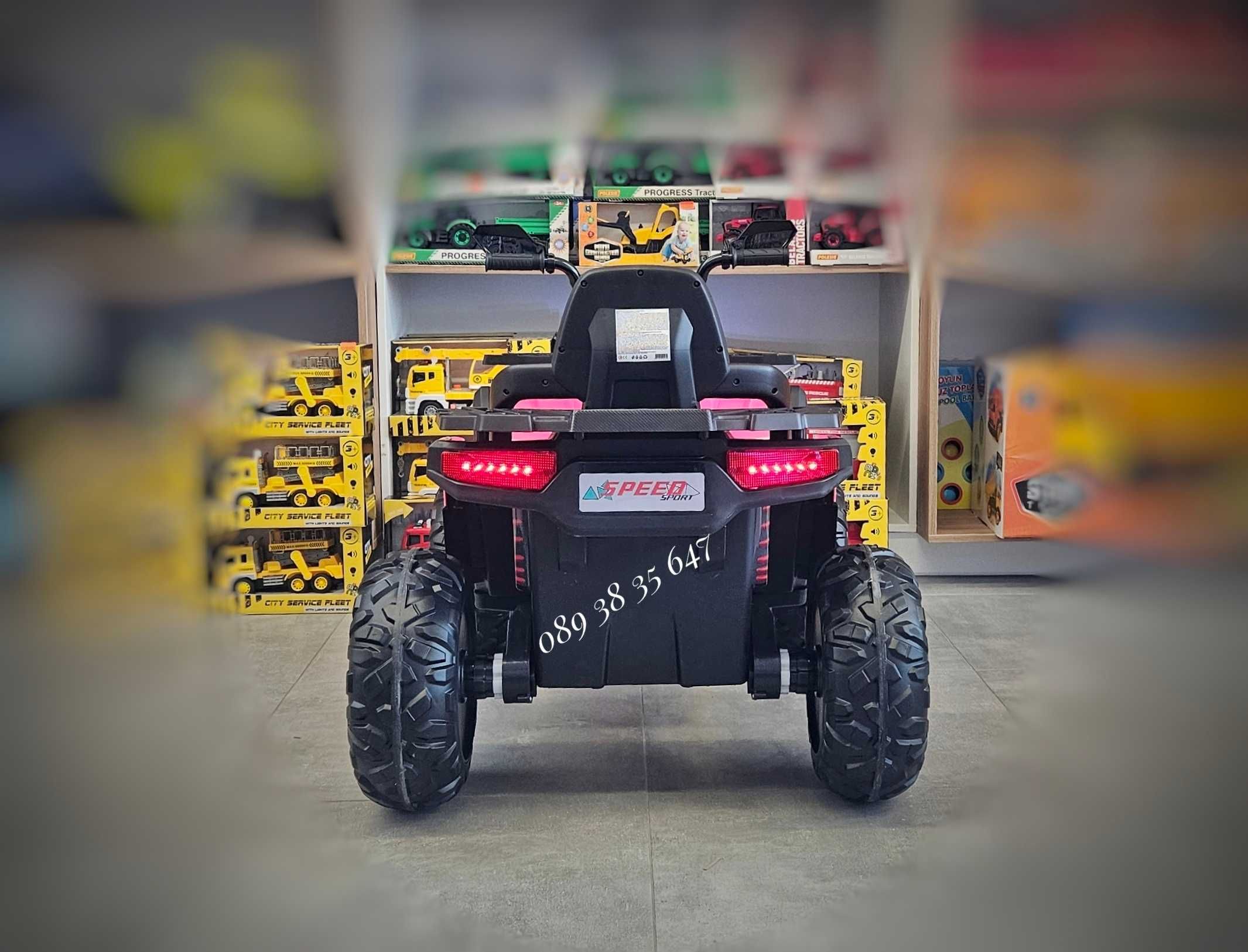 НОВО!Акумулаторно бъги Cool с МЕКИ ГУМИ,12V батерия,4x4,кожена седалка