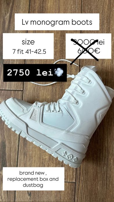 ghete lv boots monogram