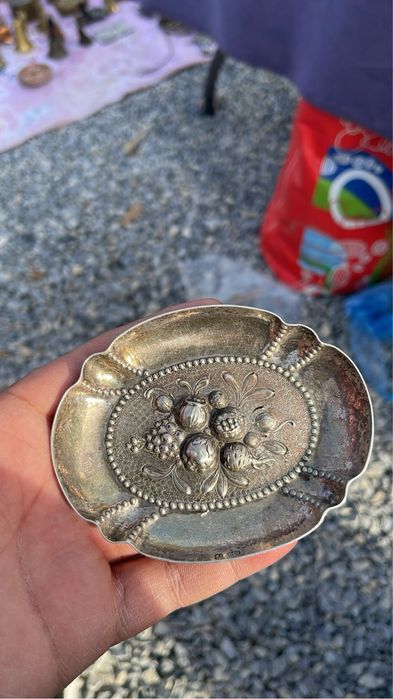 Scrumieră din argint 800