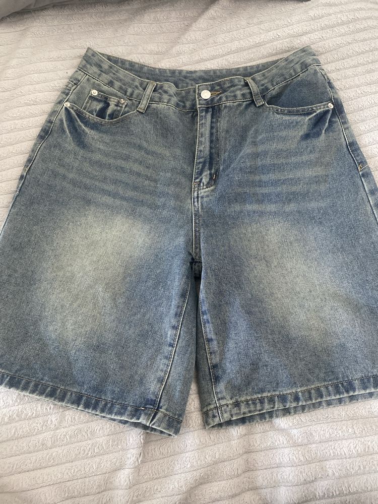 джинсовые baggy шорты